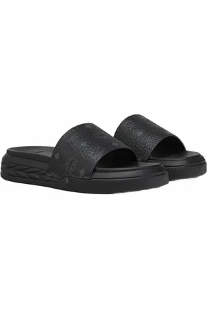 MCM Visetos Slide Sandals in at Nordstrom, Size 41