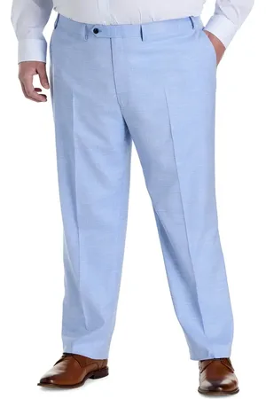 Michael Kors Big & Tall Textured Solid Suit Pants in at Nordstrom, Size 52 X 30