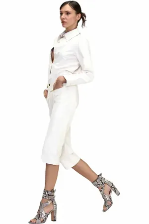 Cynthia Rowley LEATHER CAPRIS in at Nordstrom, Size 6