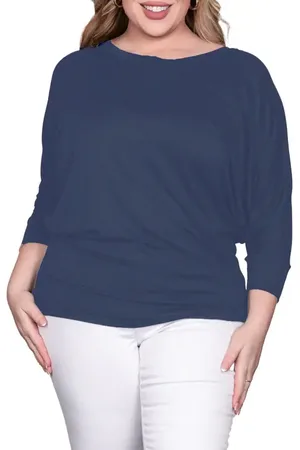 Standards & Practices Dolman Sleeve Stretch Modal Top in at Nordstrom, Size 1X