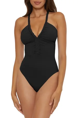 Soluna Lake Side Tie Back One-Piece Swimsuit in at Nordstrom, Size Large
