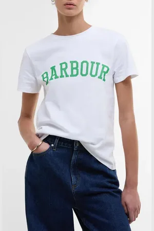 Barbour Bailey Logo Graphic T-Shirt in at Nordstrom, Size 6 Us