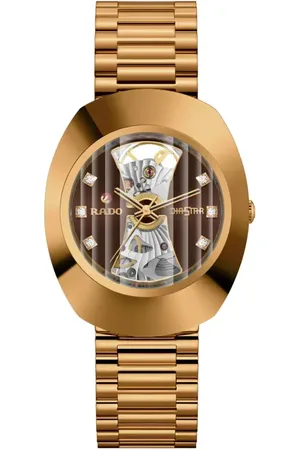 Rado DiaStar Original Skeleton Open Heart Automatic Bracelet Watch, 35mm in at Nordstrom
