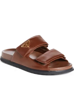 Prada Double Band Slide Sandal in at Nordstrom, Size 8.5Us