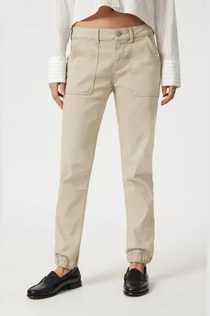Mavi Ivy Mid Rise Slim Twill Utility Pants in at Nordstrom, Size 31 28