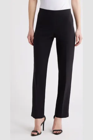 Anne Klein Hollywood High Waist Slim Pull-On Pants in at Nordstrom, Size X-Large P