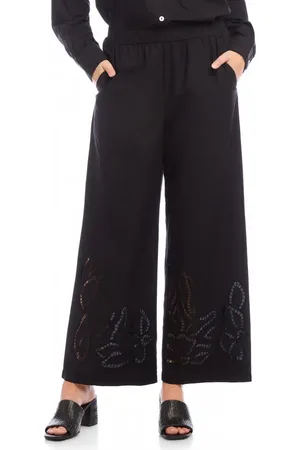 Karen Kane Cutout Embroidery Pants in at Nordstrom, Size X-Small