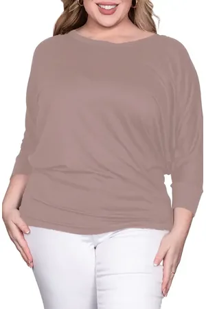 Standards & Practices Dolman Sleeve Stretch Modal Top in at Nordstrom, Size 2X