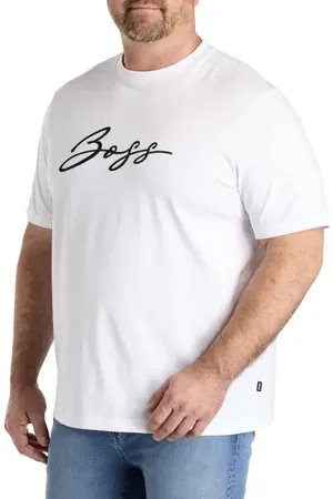 HUGO BOSS Big & Tall Thompson Script T-Shirt in at Nordstrom, Size 4Xlt