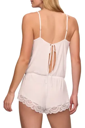 Eberjey Marry Me Dreamer Jersey Knit Teddy Romper in at Nordstrom, Size X-Small