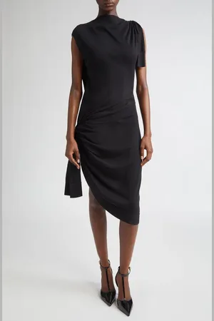Salvatore Ferragamo Asymmetric Knit Dress in at Nordstrom, Size Small