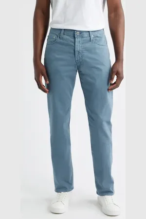 AG Everett Sueded Stretch Sateen Slim Straight Leg Pants in at Nordstrom, Size 29 X 34