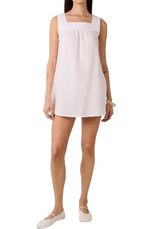WeWoreWhat Square Neck Babydoll Mini Dress in at Nordstrom, Size X-Small