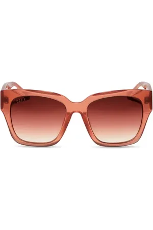 DIFF EYEWEAR Bella 54mm Gradient Square Sunglasses in Dusk /Dusk Gradient at Nordstrom