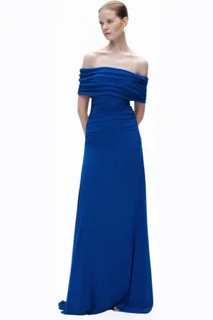 Nocturne Draped Maxi Dress in at Nordstrom, Size Small