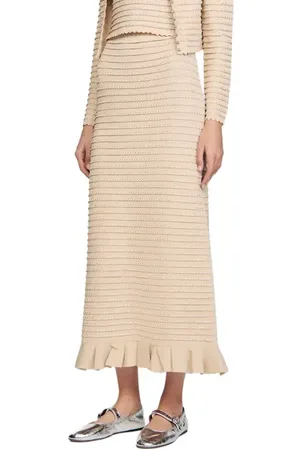 Sandro Rhinestone knit maxi skirt in at Nordstrom, Size 38 Eu