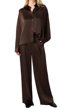 WeWoreWhat Cropped Button Front Shirt in at Nordstrom, Size X-Small L