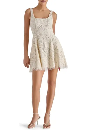 Steve Madden Knightley Cotton Blend Lace Minidress in at Nordstrom, Size 12