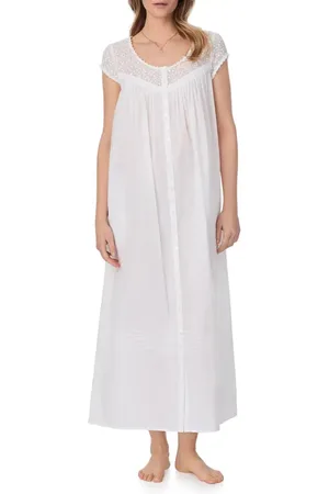 Eileen West Cap Sleeve Cotton Lawn Ballet Nightgown in at Nordstrom, Size X-Small
