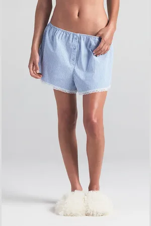 SKIMS Cotton Poplin Sleep Shorts in at Nordstrom, Size X-Large