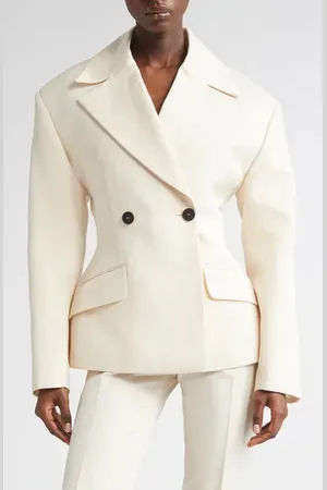 Jacquemus The Norma Double Breasted Hourglass Blazer in at Nordstrom, Size 6 Us