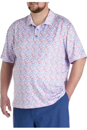 Reebok Big & Tall Performance Tropical Americana Polo Shirt in at Nordstrom, Size 6X Big