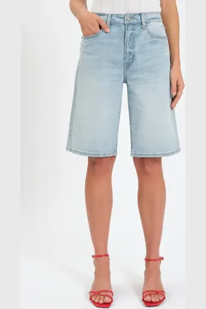 Danny Daze Cruiser Distressed Denim Bermuda Shorts in at Nordstrom, Size 23