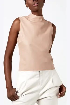 AS by DF Crawford Recycled Leather Top in at Nordstrom, Size Medium