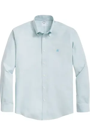 Brooks Brothers Regular Fit Solid Stretch Cotton Button-Down Oxford Shirt in at Nordstrom, Size X-Large