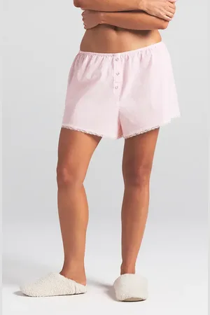 SKIMS Cotton Poplin Sleep Shorts in at Nordstrom, Size X-Large