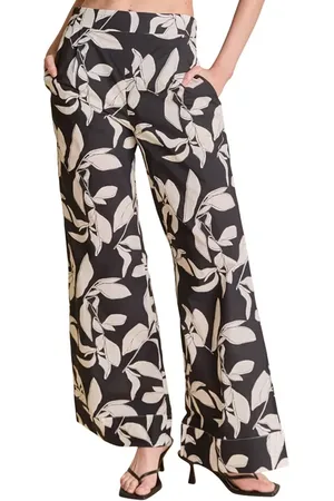 ENGLISH FACTORY High Waist Wide Leg Pants in at Nordstrom, Size Medium