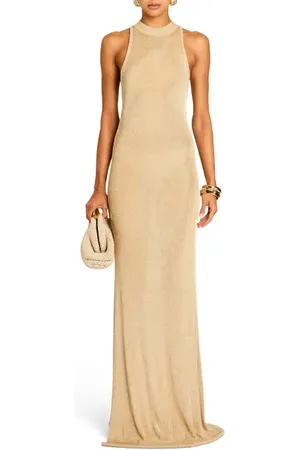 SER.O.YA Henne Metallic Knit Maxi Dress in at Nordstrom, Size Xx-Small