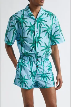 Jacquemus La Chemise Jean Camp Shirt in at Nordstrom, Size 38 Us