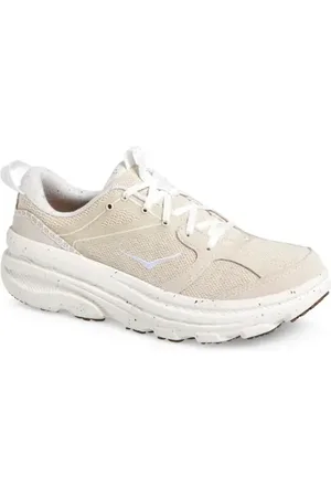 Hoka One One Gender Inclusive Bondi B3 BP Running Shoe in Frost /Pepper at Nordstrom, Size 10 Women