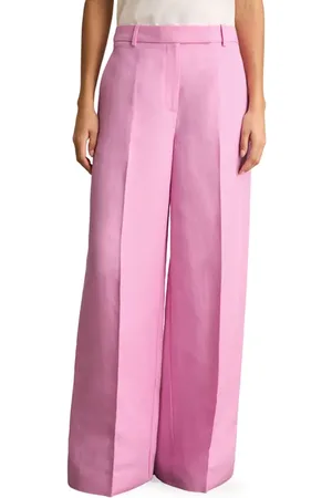 Reiss Raine Pleated Wide Leg Pants in at Nordstrom, Size 6 Us