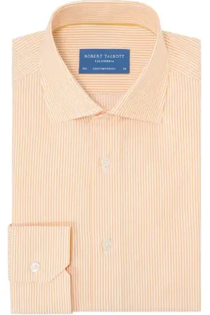 ROBERT TALBOTT Reynolds Dobby Stripe Shirt in Contemporary Fit in at Nordstrom, Size 14.5