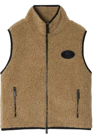 Burberry Cropped Fleece Gilet in at Nordstrom, Size Medium