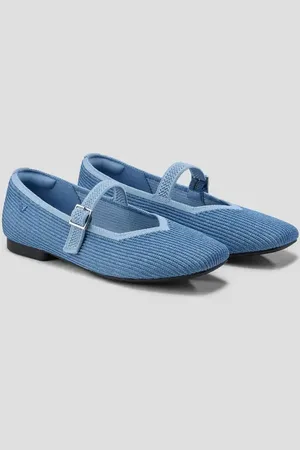 vivaia Margot Mary-Jane Square-Toe Ballet Flats in at Nordstrom, Size 10