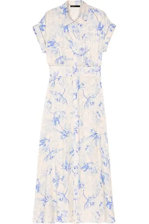 Maje Patterned maxi dress in at Nordstrom, Size 38 Eu