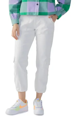 Sanctuary Brooklyn Crop Stretch Cotton Cargo Joggers in at Nordstrom, Size 29