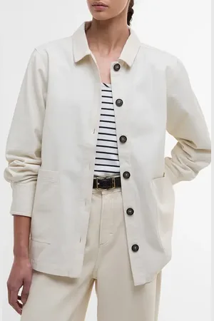 Barbour Lyndale Cotton Overshirt in at Nordstrom, Size 4 Us
