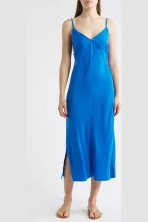ALEX MILL Carly Cupro Blend Slipdress in at Nordstrom, Size Large