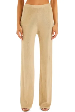 SER.O.YA Sheldon Metallic Knit Pant in at Nordstrom, Size Large