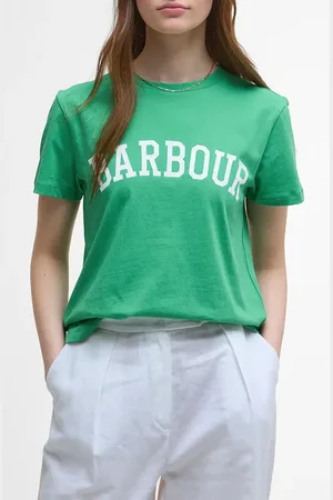 Barbour Bailey Logo Graphic T-Shirt in at Nordstrom, Size 6 Us