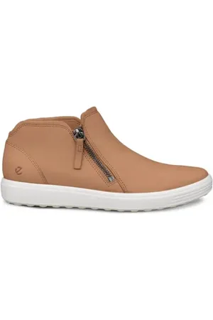 Ecco Soft 7 Mid Top Zip Sneaker in at Nordstrom, Size 6-6.5Us