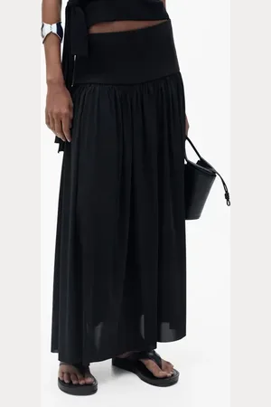 MANGO Gathered Maxi Skirt in at Nordstrom, Size Small