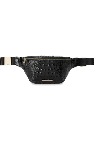 BRAHMIN Hollis Croc Embossed Leather Sling Bag in at Nordstrom