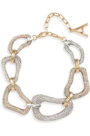 AREA Crystal Link Necklace in at Nordstrom