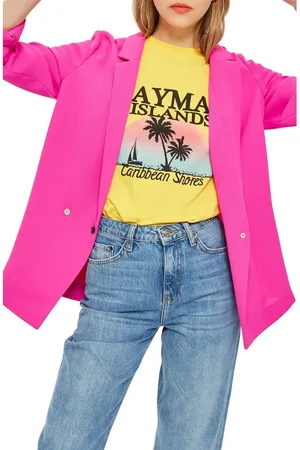Topshop Ava Double Breasted Jacket in at Nordstrom, Size 12 Us