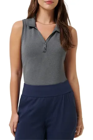 Travis Mathew Featherweight Active Sleeveless Polo in at Nordstrom, Size Large